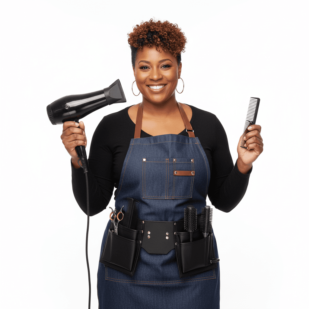 Hair stylist using Lynxx