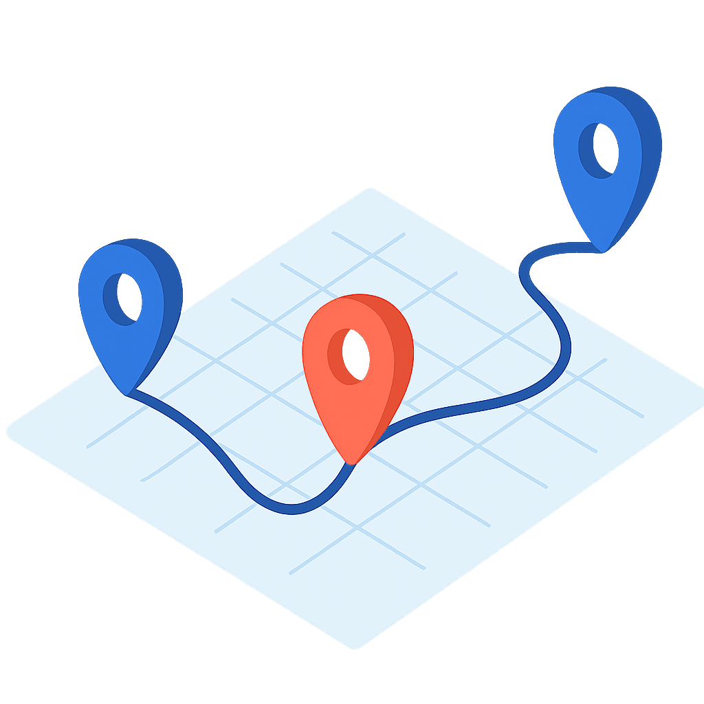 Navigation to a customer